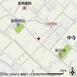 愛媛県今治市中寺153周辺の地図