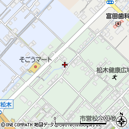 愛媛県今治市松木392-3周辺の地図