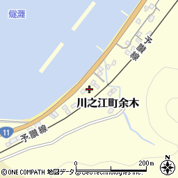 愛媛県四国中央市川之江町余木944周辺の地図