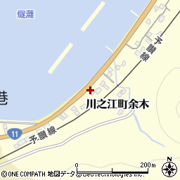 愛媛県四国中央市川之江町余木947周辺の地図