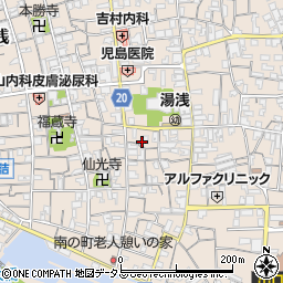 和歌山県有田郡湯浅町湯浅801-3周辺の地図