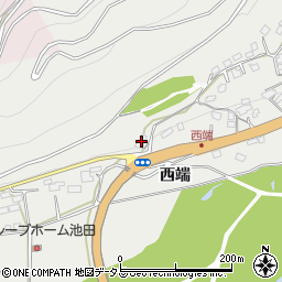 徳島県三好市池田町州津西端1658周辺の地図