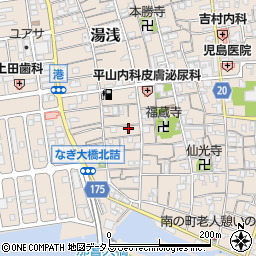 和歌山県有田郡湯浅町湯浅304周辺の地図