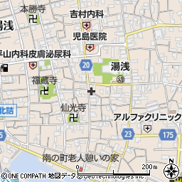 和歌山県有田郡湯浅町湯浅676周辺の地図