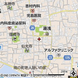 和歌山県有田郡湯浅町湯浅799周辺の地図