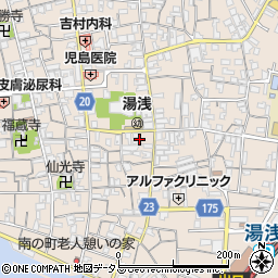 和歌山県有田郡湯浅町湯浅787-3周辺の地図