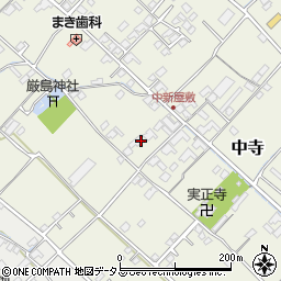 愛媛県今治市中寺153-1周辺の地図