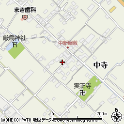 愛媛県今治市中寺154-3周辺の地図