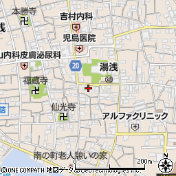 和歌山県有田郡湯浅町湯浅801-4周辺の地図