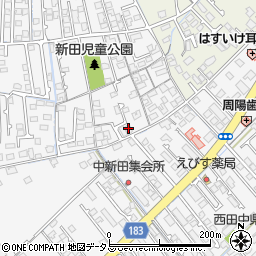 山口県防府市新田624周辺の地図