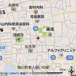 和歌山県有田郡湯浅町湯浅677周辺の地図