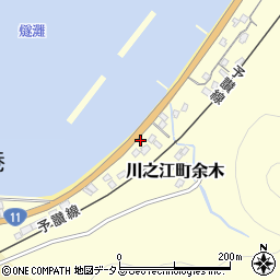 愛媛県四国中央市川之江町余木945周辺の地図
