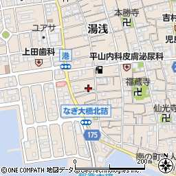 和歌山県有田郡湯浅町湯浅141周辺の地図