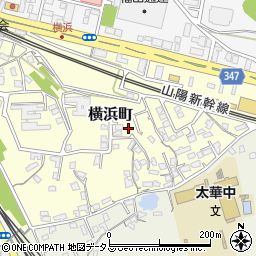 山口県周南市横浜町周辺の地図