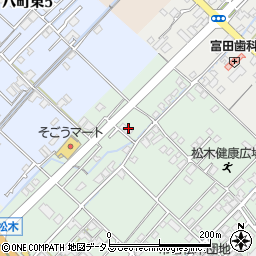 愛媛県今治市松木395周辺の地図