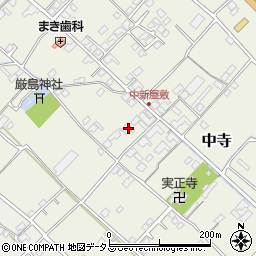 愛媛県今治市中寺154周辺の地図