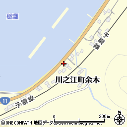 愛媛県四国中央市川之江町余木943周辺の地図