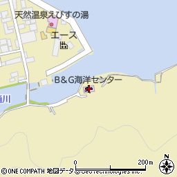 徳島市Ｂ＆Ｇ海洋センター周辺の地図