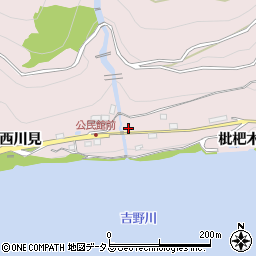 徳島県三好市池田町西山枇杷木谷4315-1周辺の地図