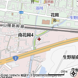 Ｄ－ＲＯＯＭ南花岡周辺の地図