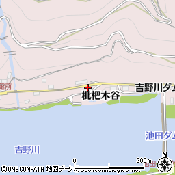 徳島県三好市池田町西山枇杷木谷4294-2周辺の地図