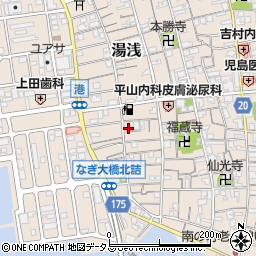 和歌山県有田郡湯浅町湯浅167周辺の地図