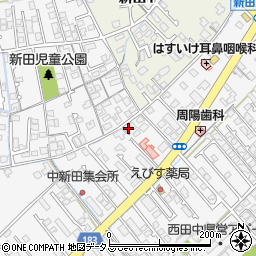 山口県防府市新田599-1周辺の地図