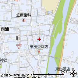 徳島県美馬郡つるぎ町貞光東浦周辺の地図