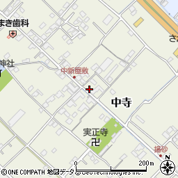 愛媛県今治市中寺165周辺の地図