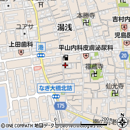 和歌山県有田郡湯浅町湯浅168周辺の地図