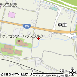 徳島県三好郡東みよし町中庄1389-1周辺の地図