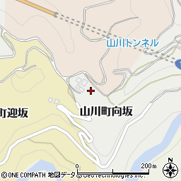 徳島県吉野川市山川町向坂55周辺の地図