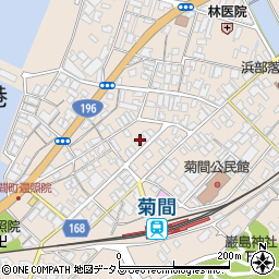 愛媛銀行菊間支店周辺の地図