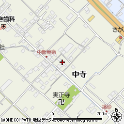 愛媛県今治市中寺166-1周辺の地図