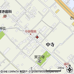 愛媛県今治市中寺168周辺の地図