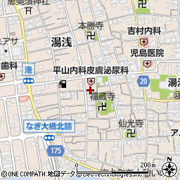 和歌山県有田郡湯浅町湯浅389-1周辺の地図
