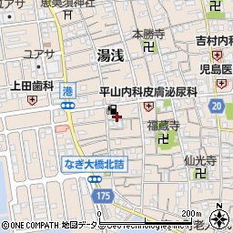 和歌山県有田郡湯浅町湯浅267周辺の地図