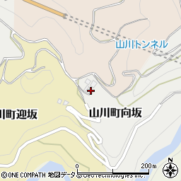 徳島県吉野川市山川町向坂54周辺の地図