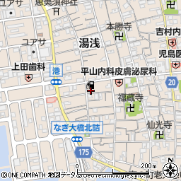 和歌山県有田郡湯浅町湯浅266周辺の地図