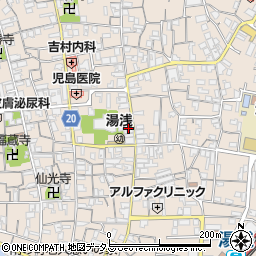 和歌山県有田郡湯浅町湯浅786-1周辺の地図