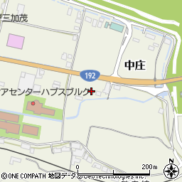 徳島県三好郡東みよし町中庄1395-2周辺の地図