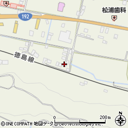 徳島県三好郡東みよし町中庄2511周辺の地図