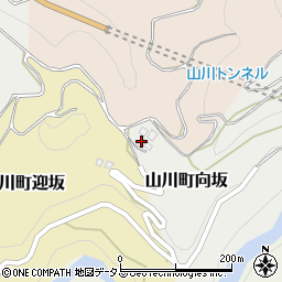 徳島県吉野川市山川町向坂53周辺の地図