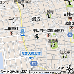 薮野幸一商店周辺の地図