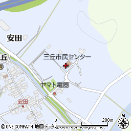 周南市　三丘市民センター周辺の地図