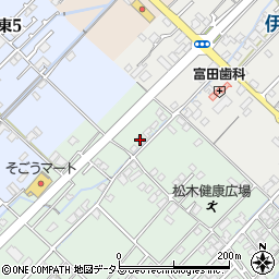 愛媛県今治市松木406-1周辺の地図
