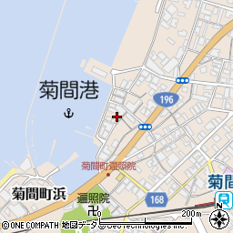 菊間町漁協周辺の地図