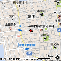 コスモ湯浅蔵町ＳＳ周辺の地図