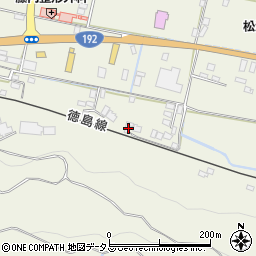 徳島県三好郡東みよし町中庄2502周辺の地図