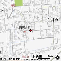 山口県防府市仁井令晒石876周辺の地図